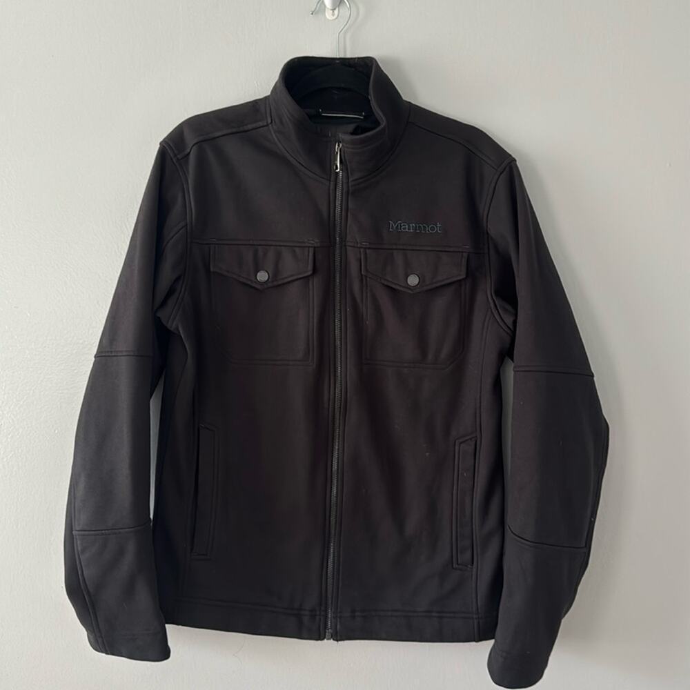 Marmot  Men's Jacket Hawkin Brushed Brushed Fleece Snap Size S